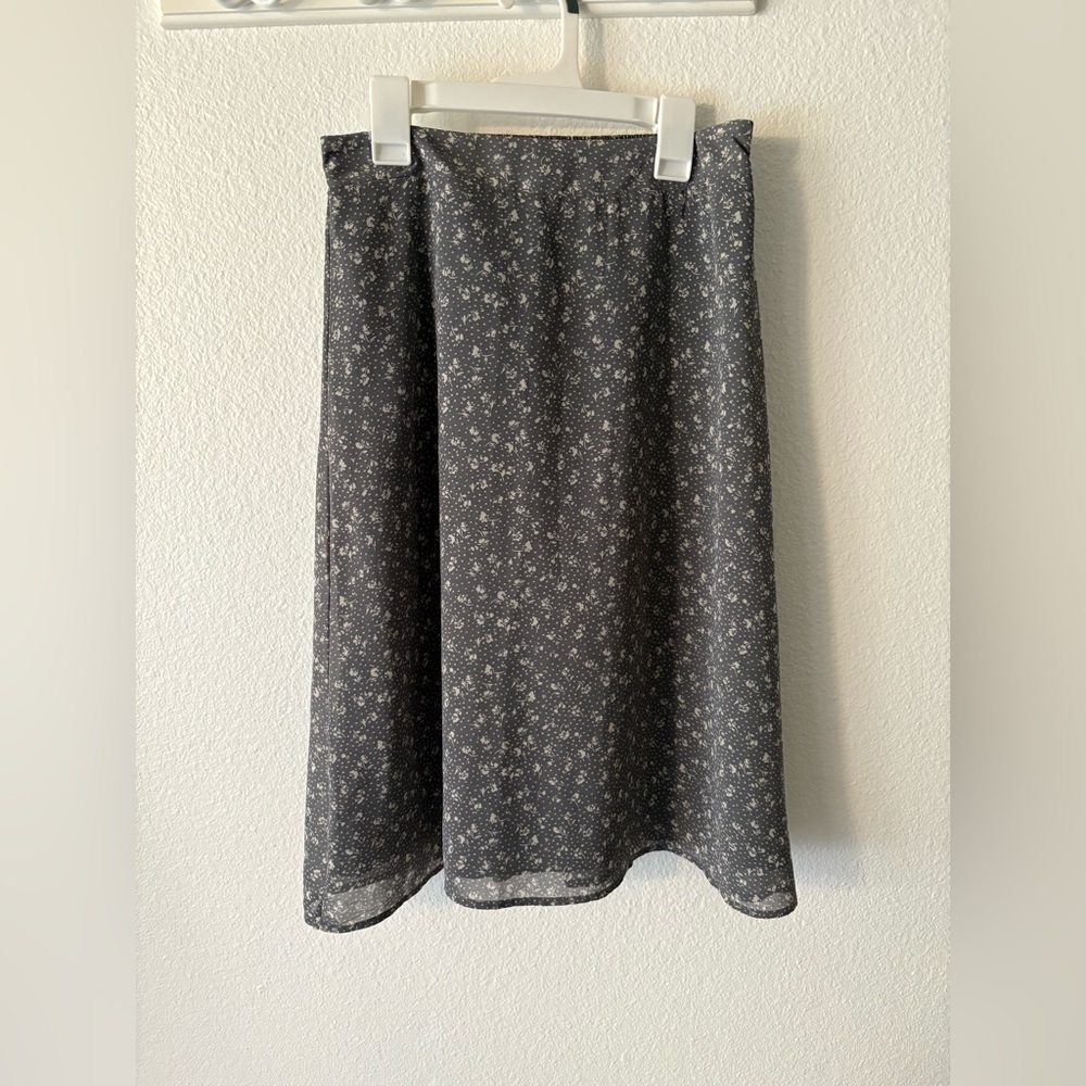 Dusty blue Floral Women's Skirt